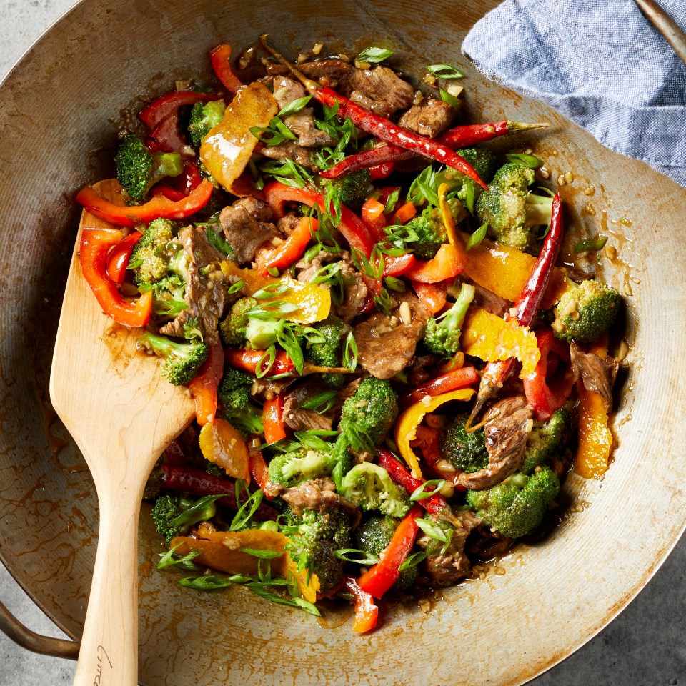 Spicy Orange Beef & Broccoli Stir-Fry