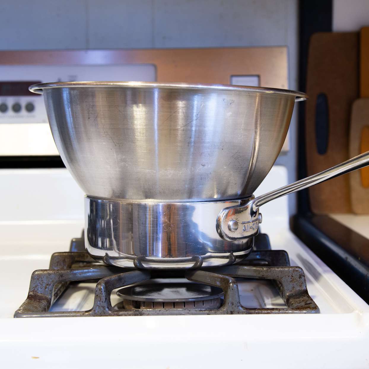 stovetop double boiler for melting chocolate