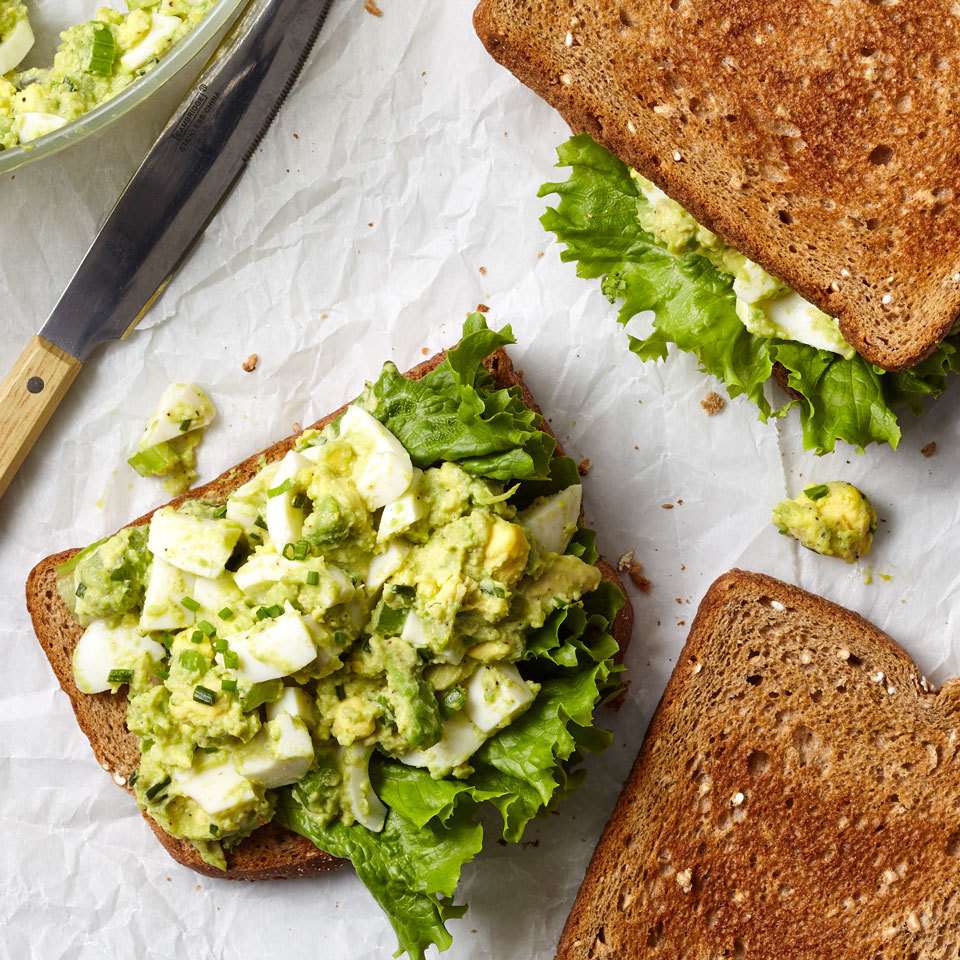 Avocado Egg Salad Sandwiches