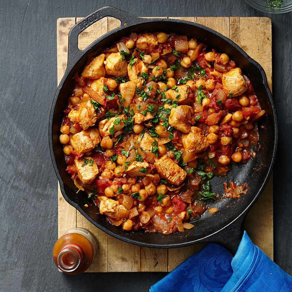 Middle Eastern Chicken & Chickpea Stew