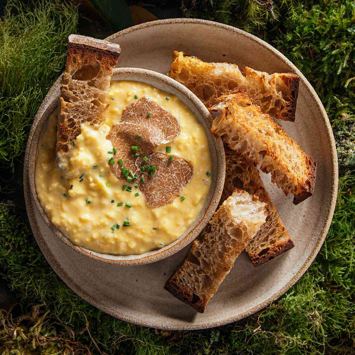 Soft Scrambled Eggs with Truffle Butter