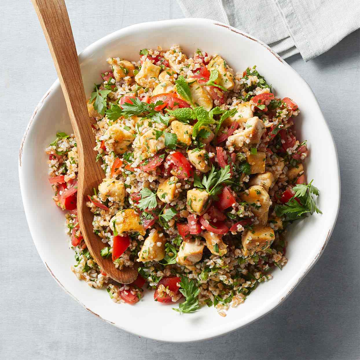 Tabbouleh with Pan-Seared Chicken