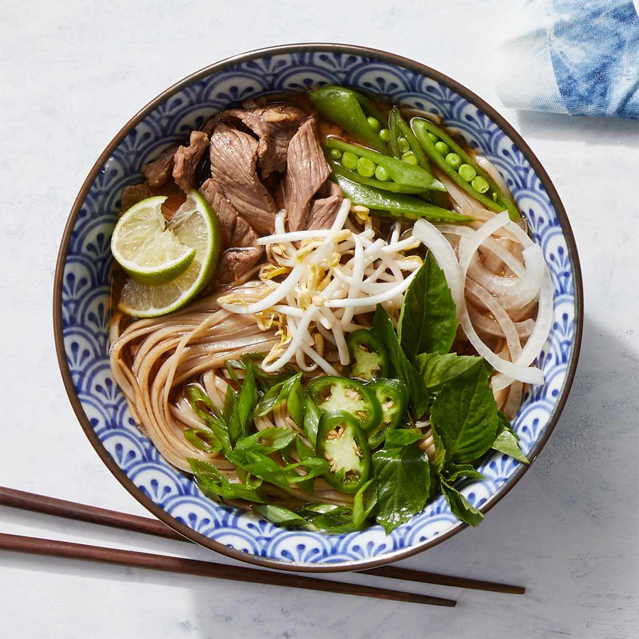 Pho-Inspired Beef Noodle Soup 