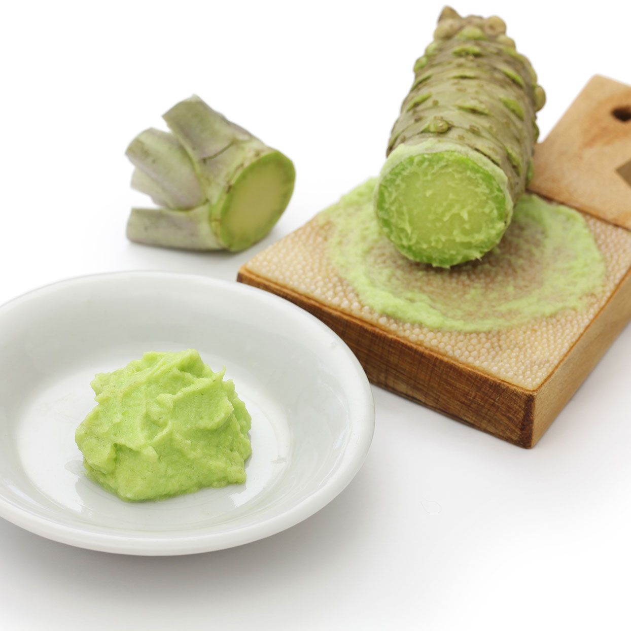 wasabi on a plate