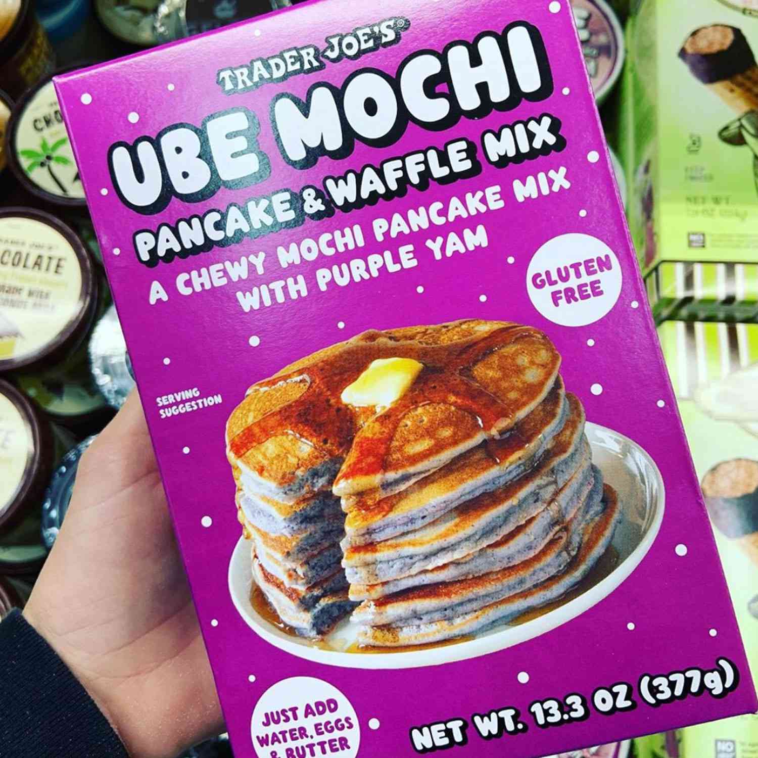 Trader Joe's ube pancake mix