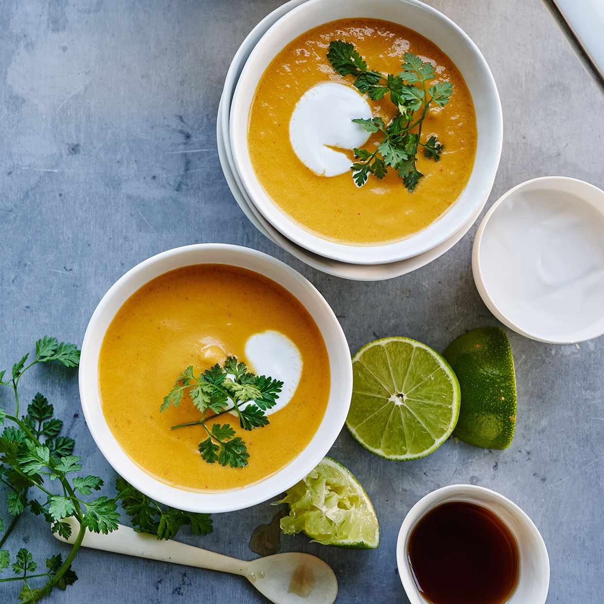 Thai-Inspired Curry Carrot Soup 