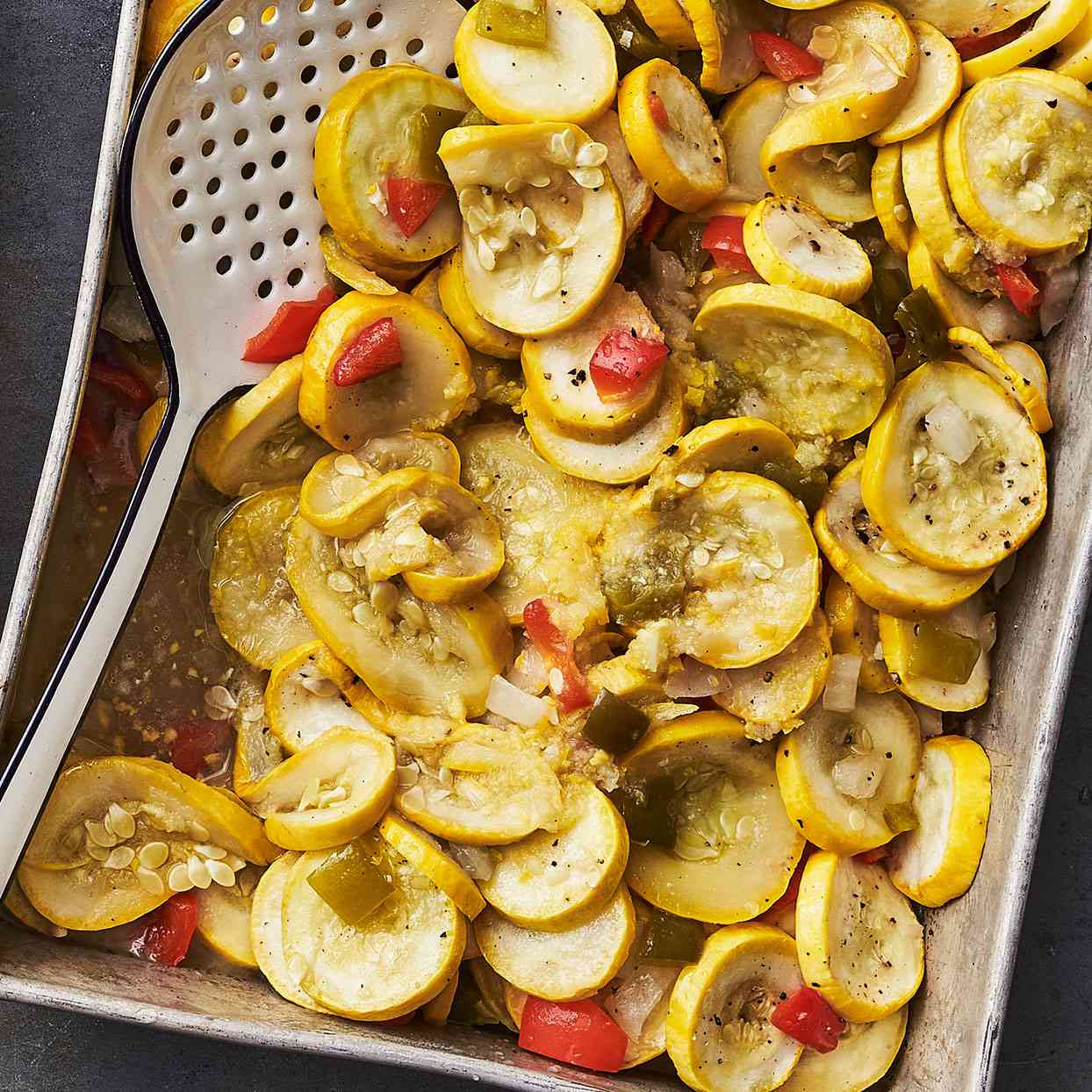 squash in a pan