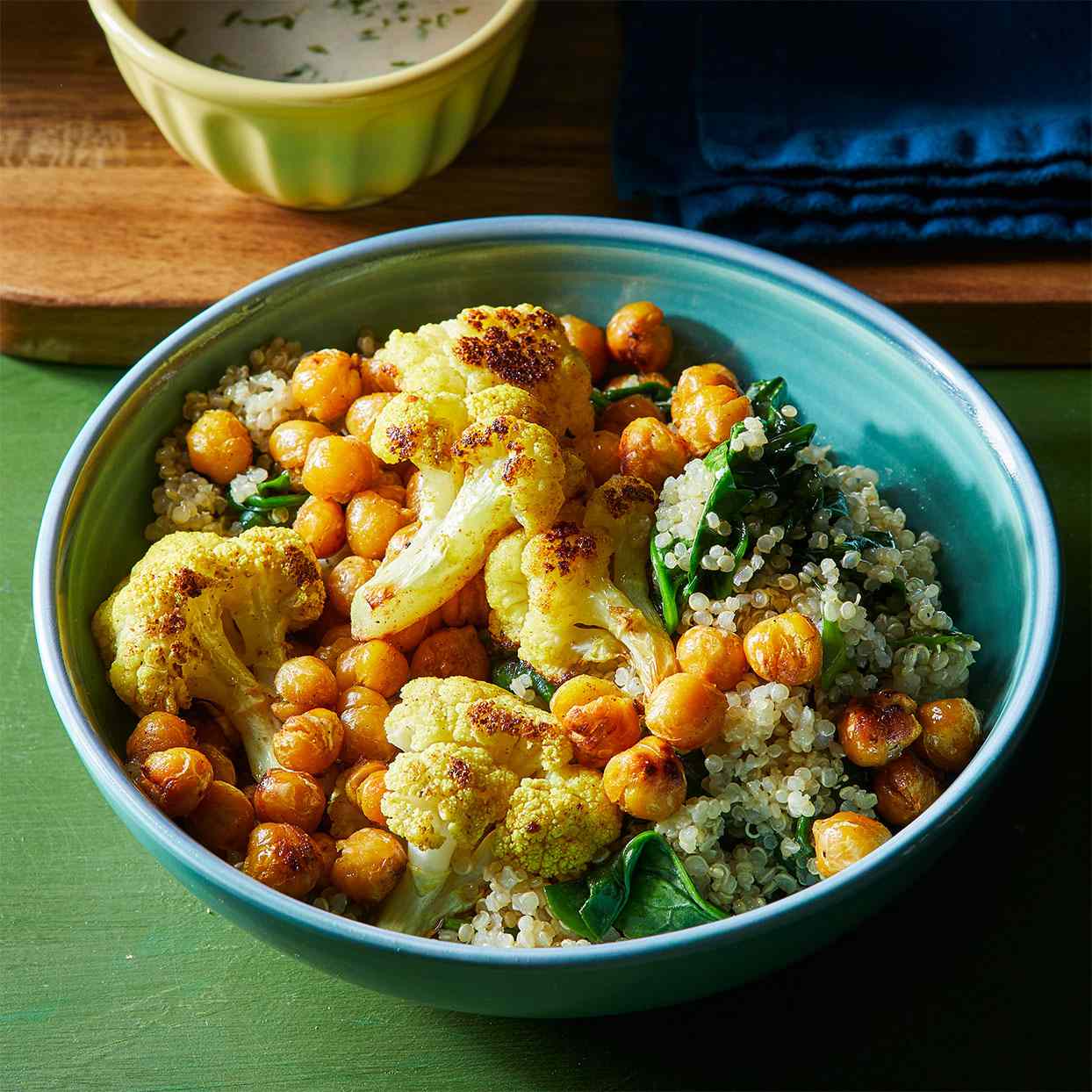 Roasted Chickpea Curry Bowl 