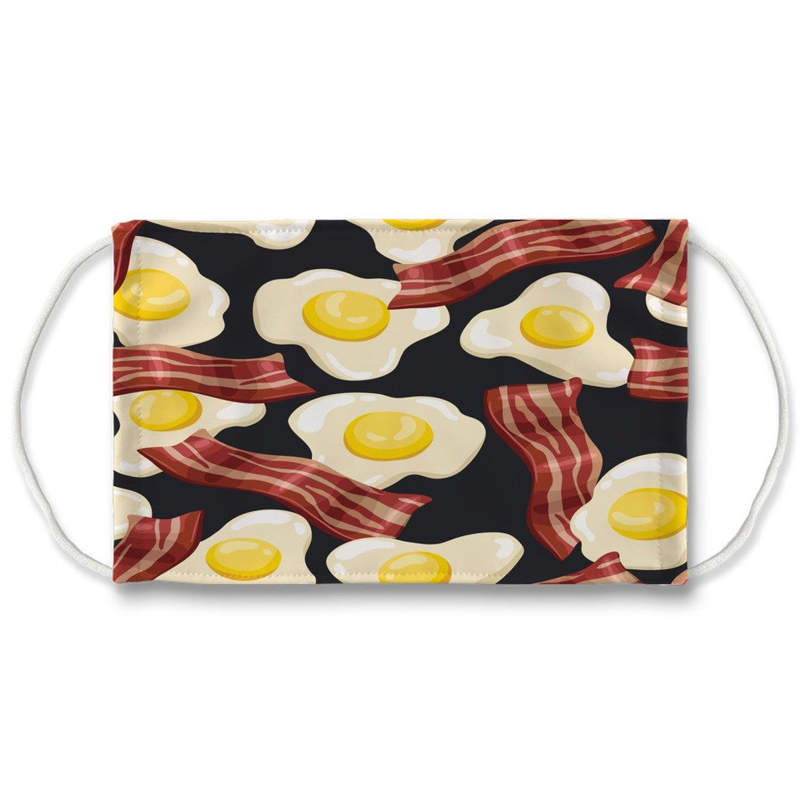 bacon and eggs face mask