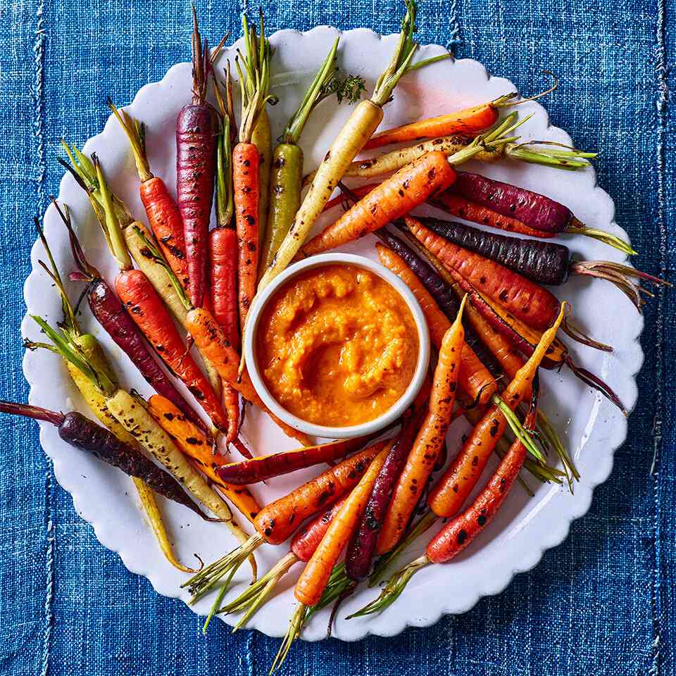 Grilled Carrots with Smoky Ketchup