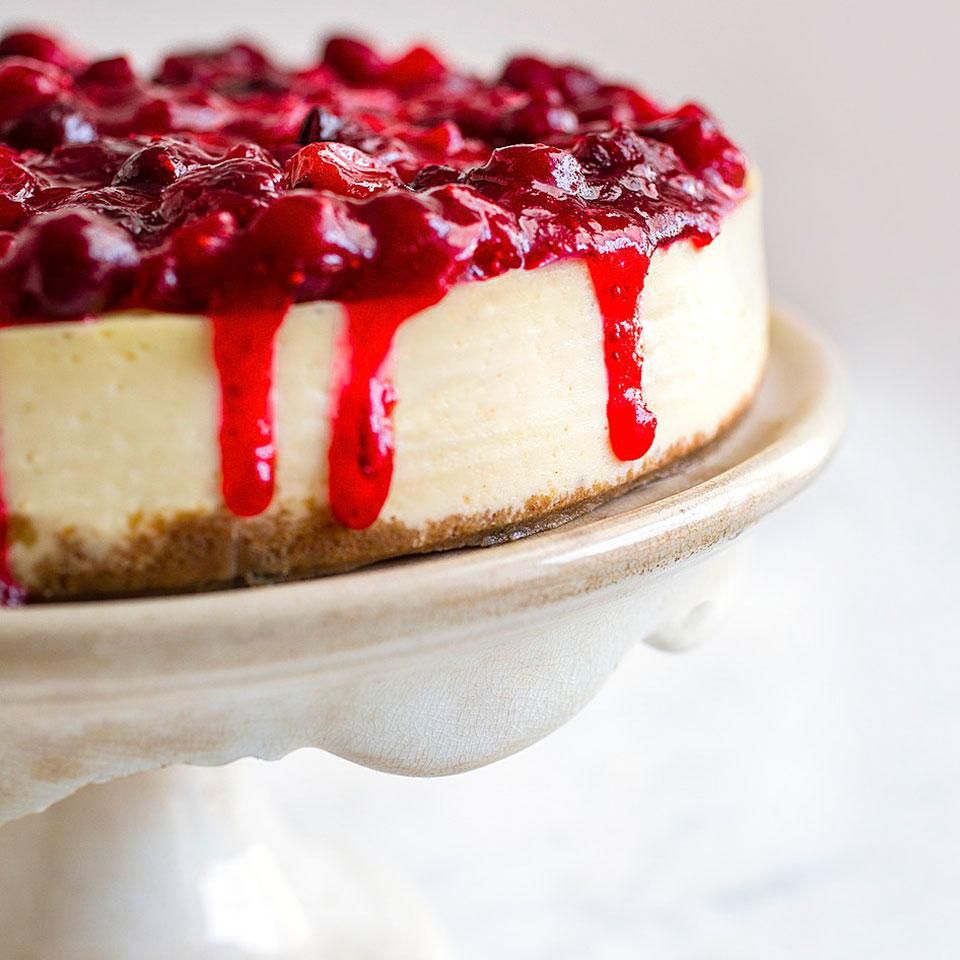 Cranberry-Lime Cheesecake