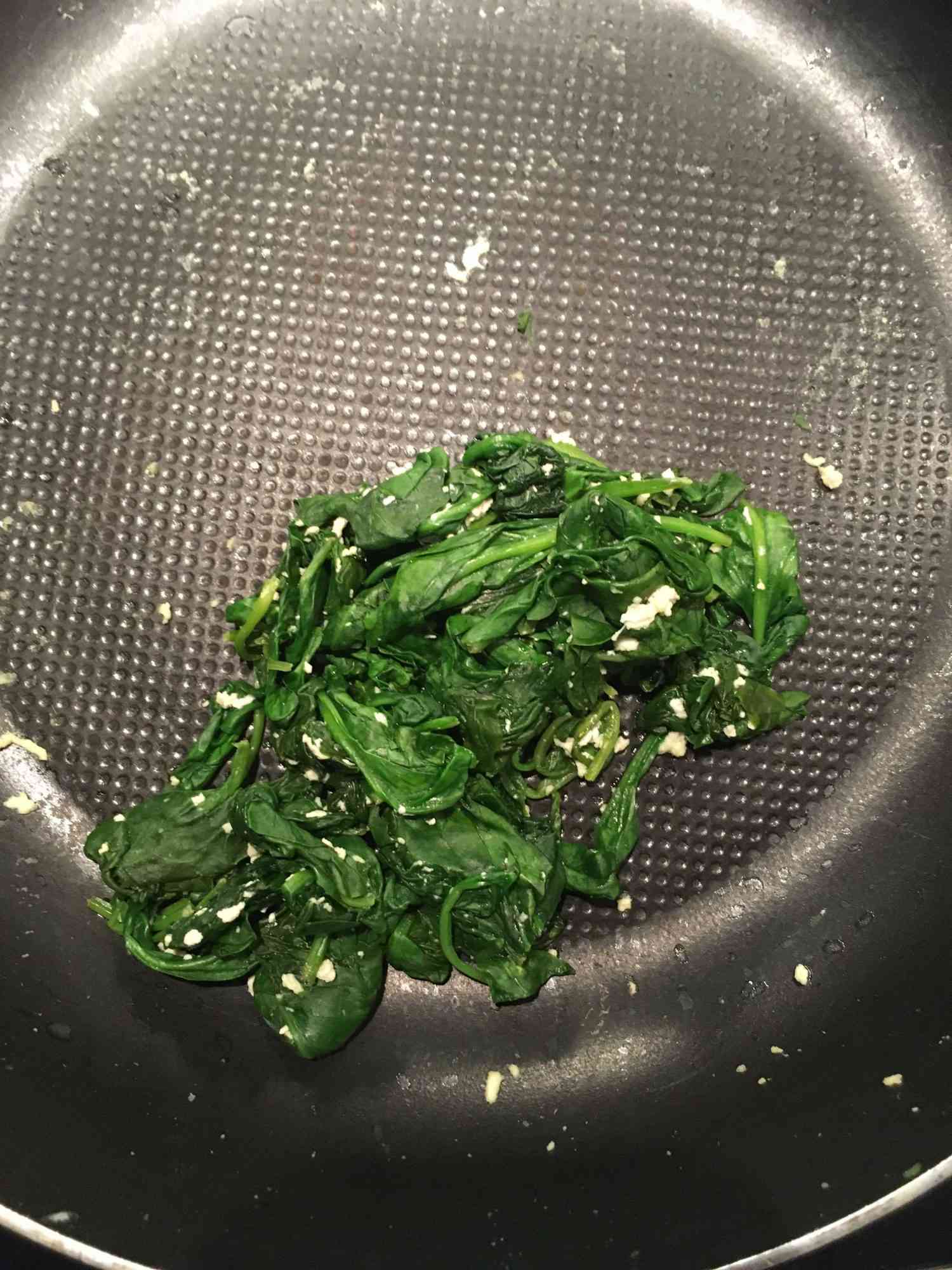 spinach with yogurt