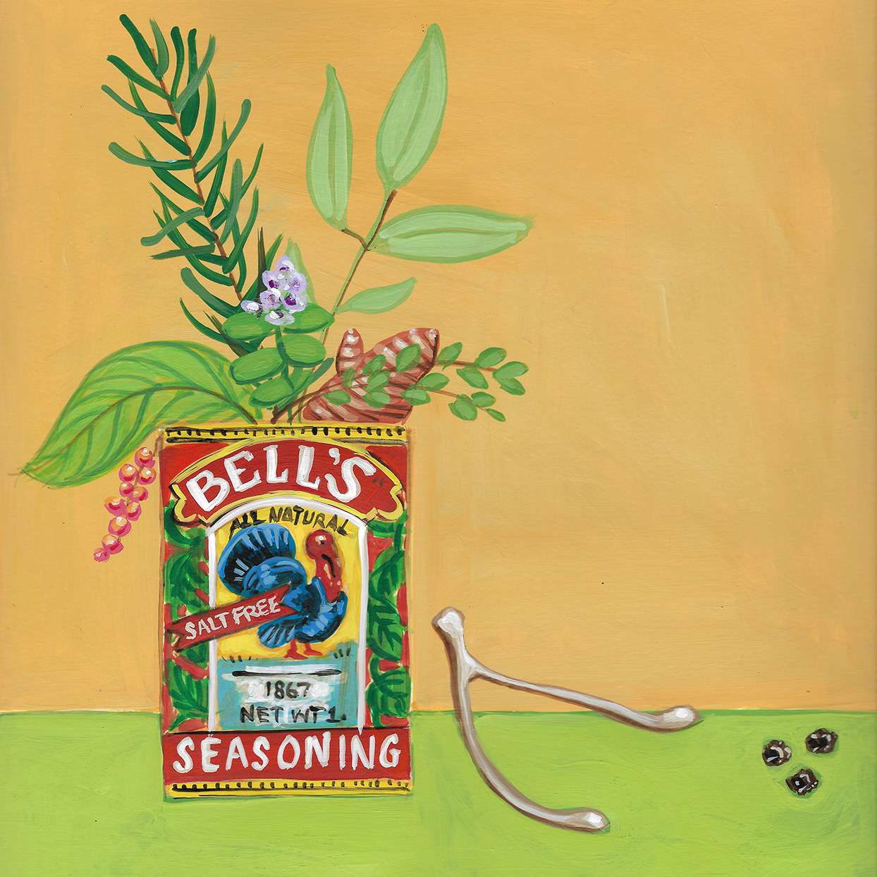 An illustration of Bell's Seasoning