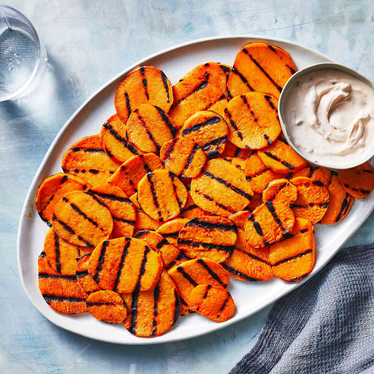 Grilled Sweet Potato Slices