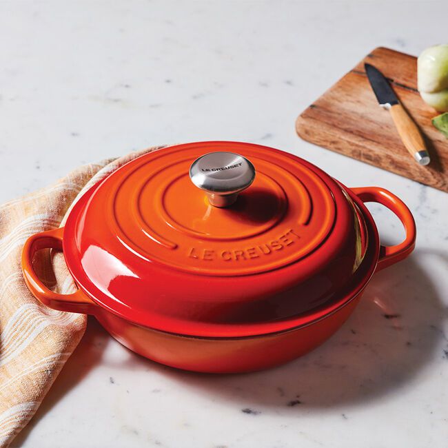 Le Creuset Braiser in red