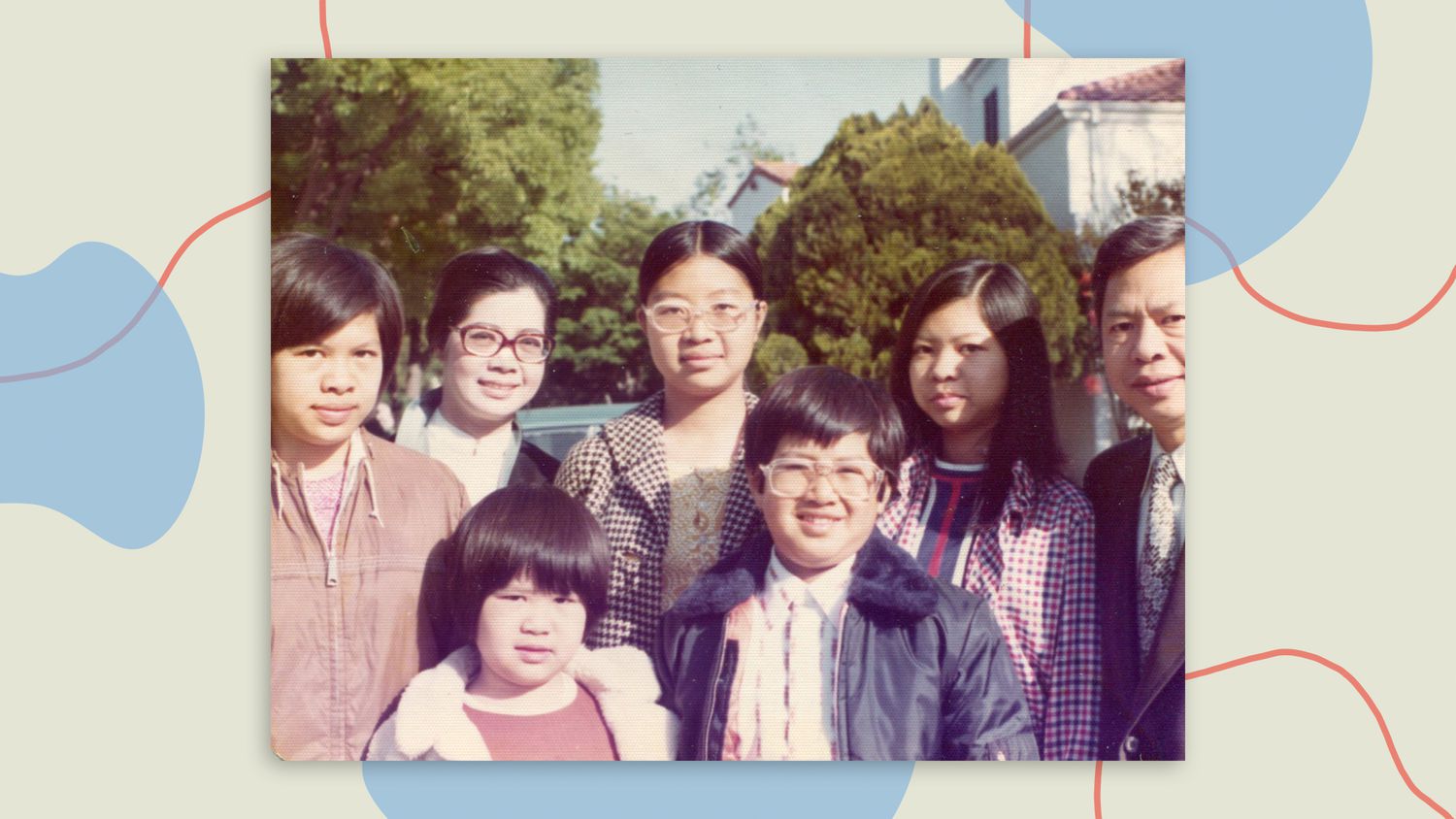 Andrea Nguyen with family 1975
