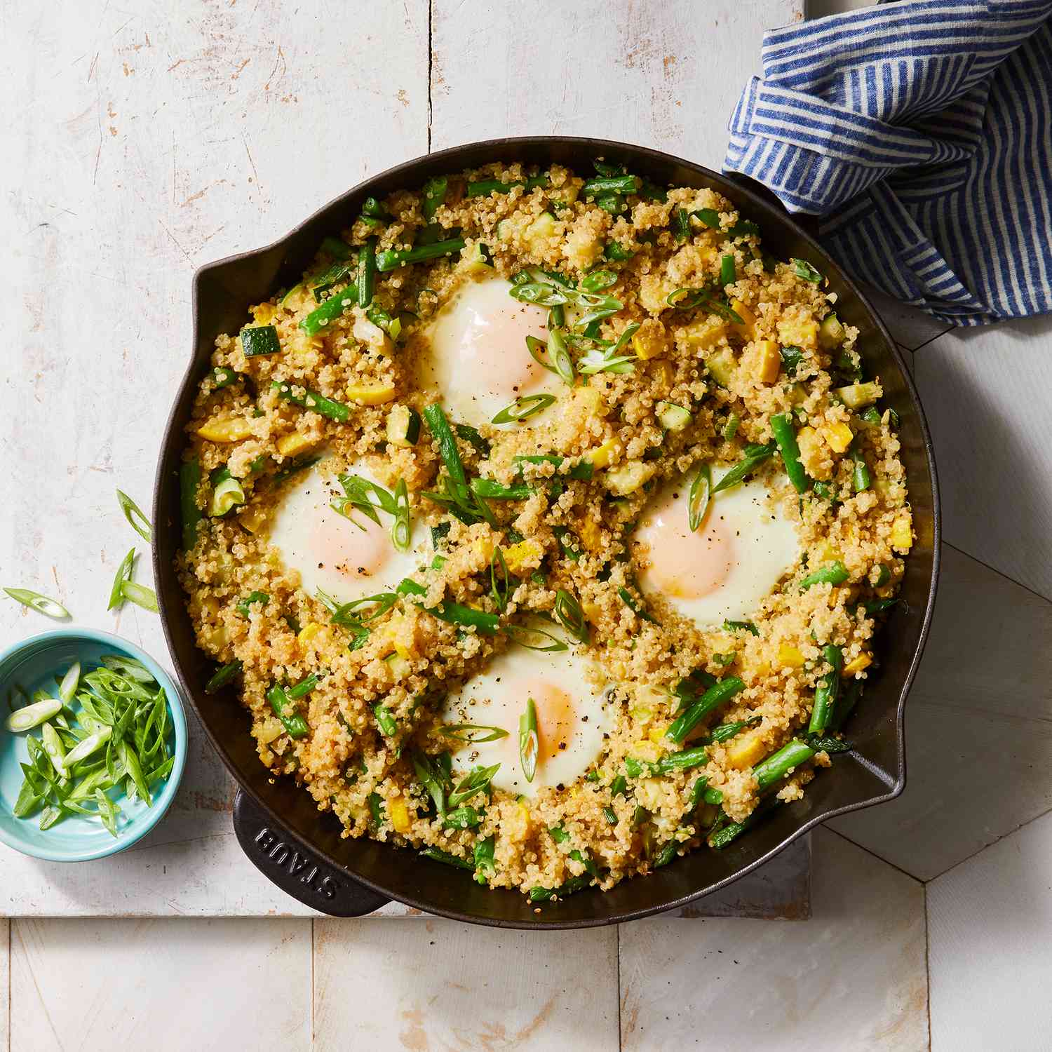 Egg-in-a-Hole Fried Quinoa