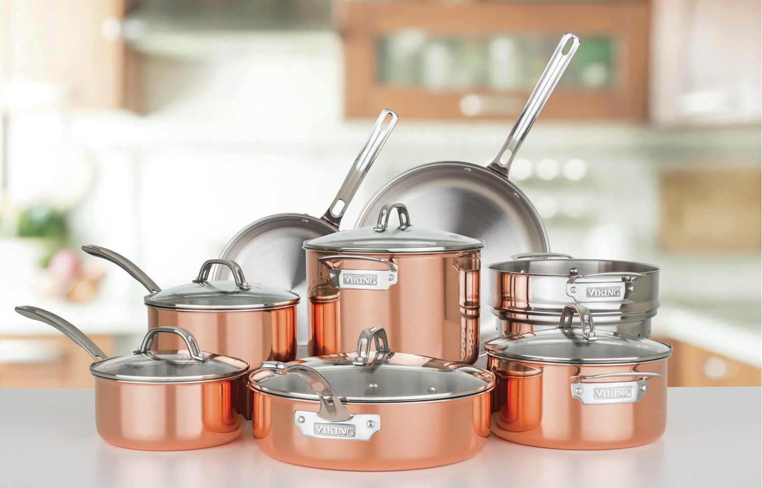 copper cookware set