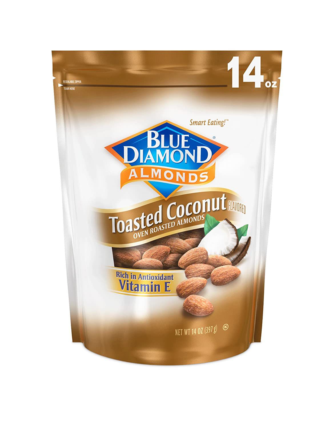 Blue Diamond Almonds Gluten Free Toasted Coconut