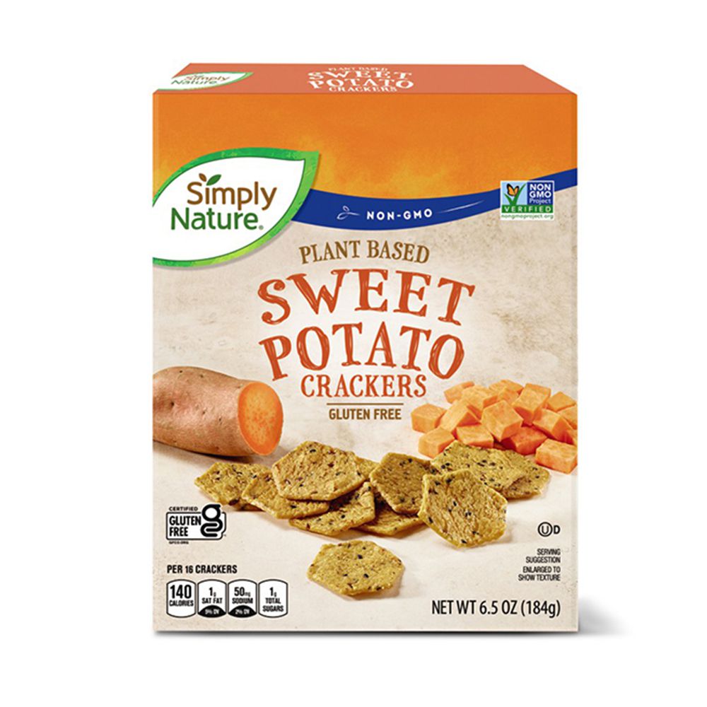 simply nature sweet potato crackers