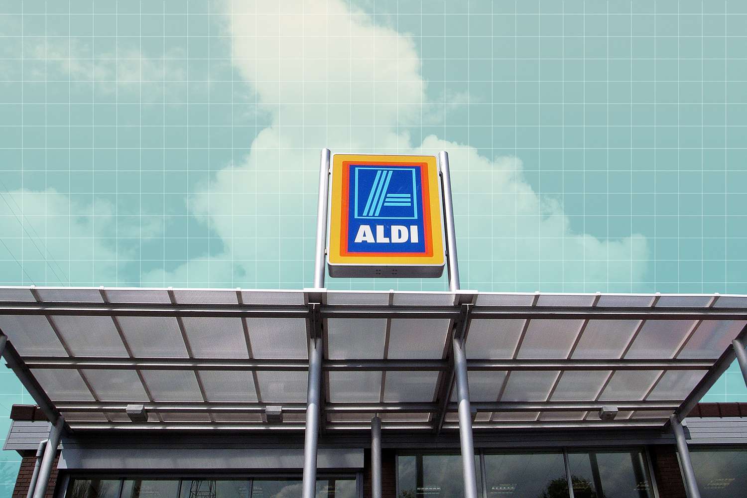Aldi Grocery store with a treatment