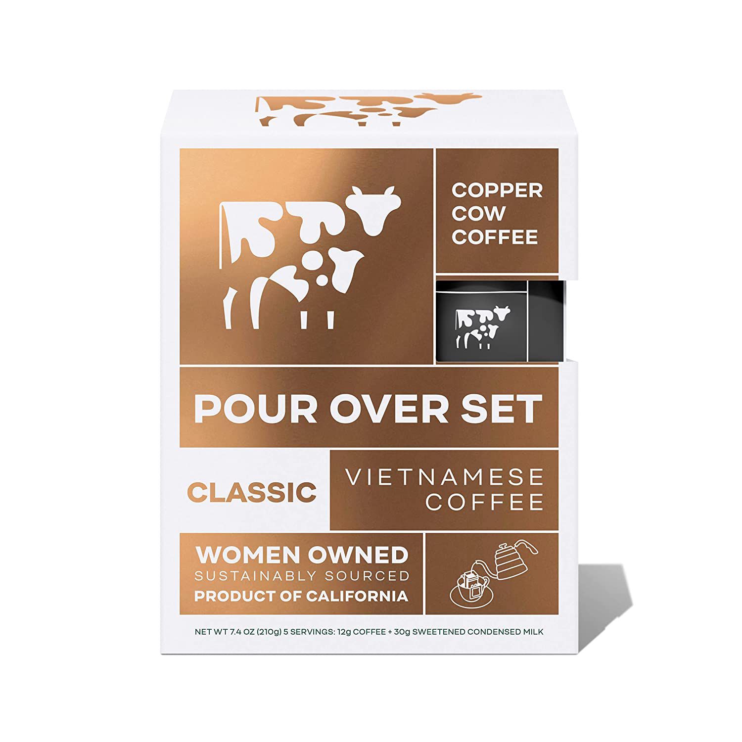 Copper Cow Coffee, Vietnamese Pour Over