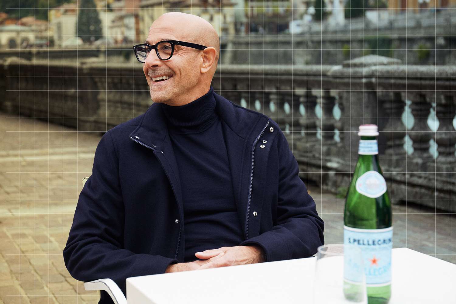 A portrait of Stanley Tucci
