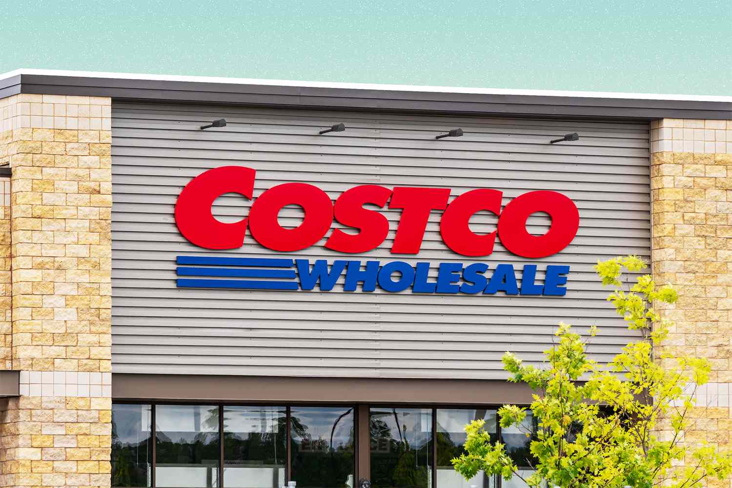 Costco Store front with a design treatment