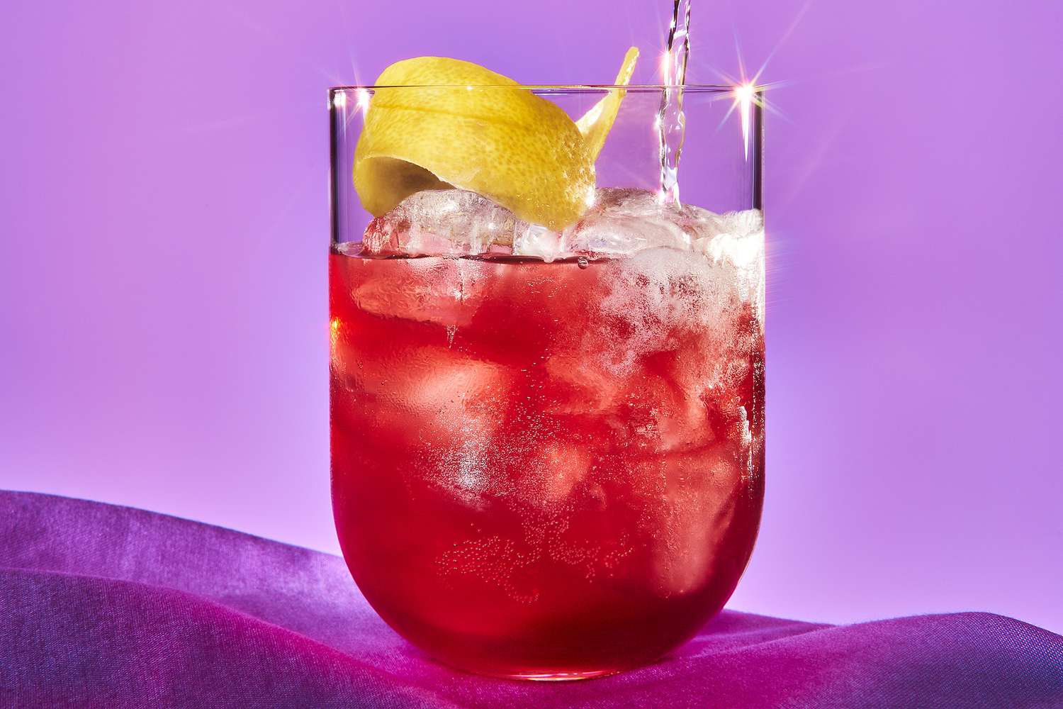 Elderberry Sunset Cocktail