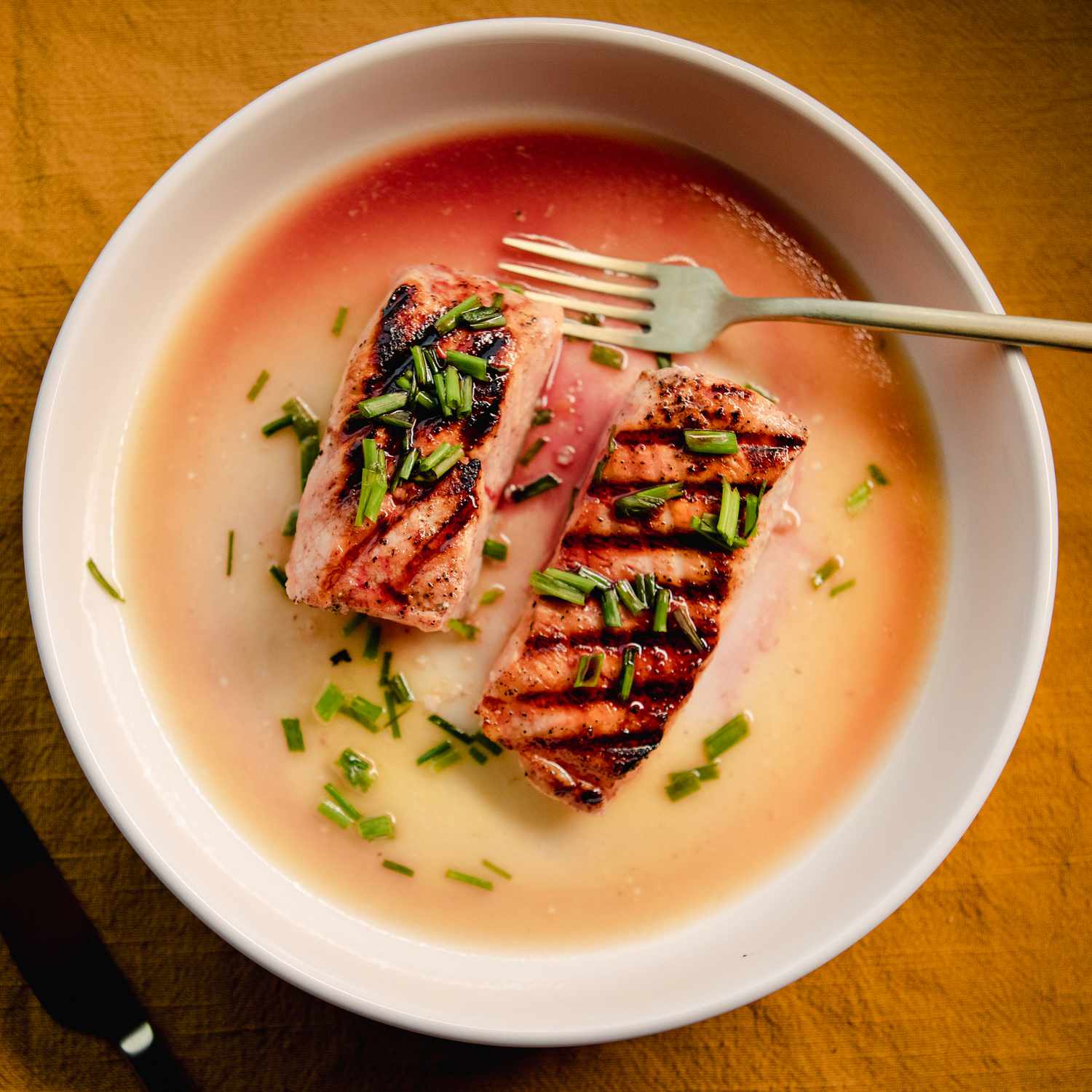 a recipe photo of the Chokecherry Salmon