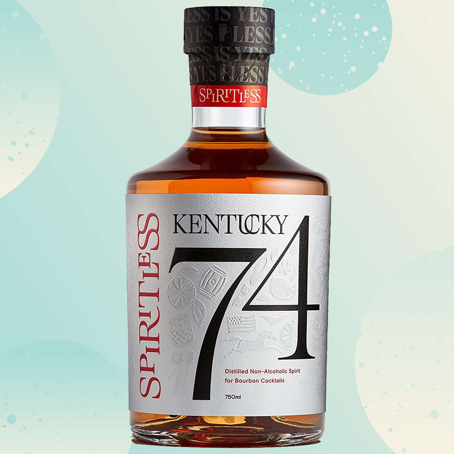 a photo of the Spiritless Kentucky 74 Non-Alcoholic Bourbon
