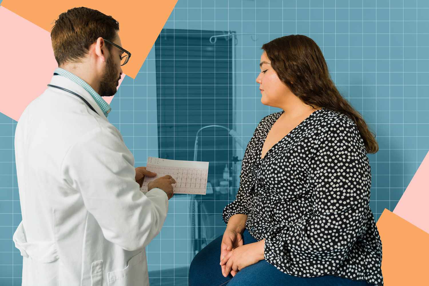 a doctor speaking to a patient