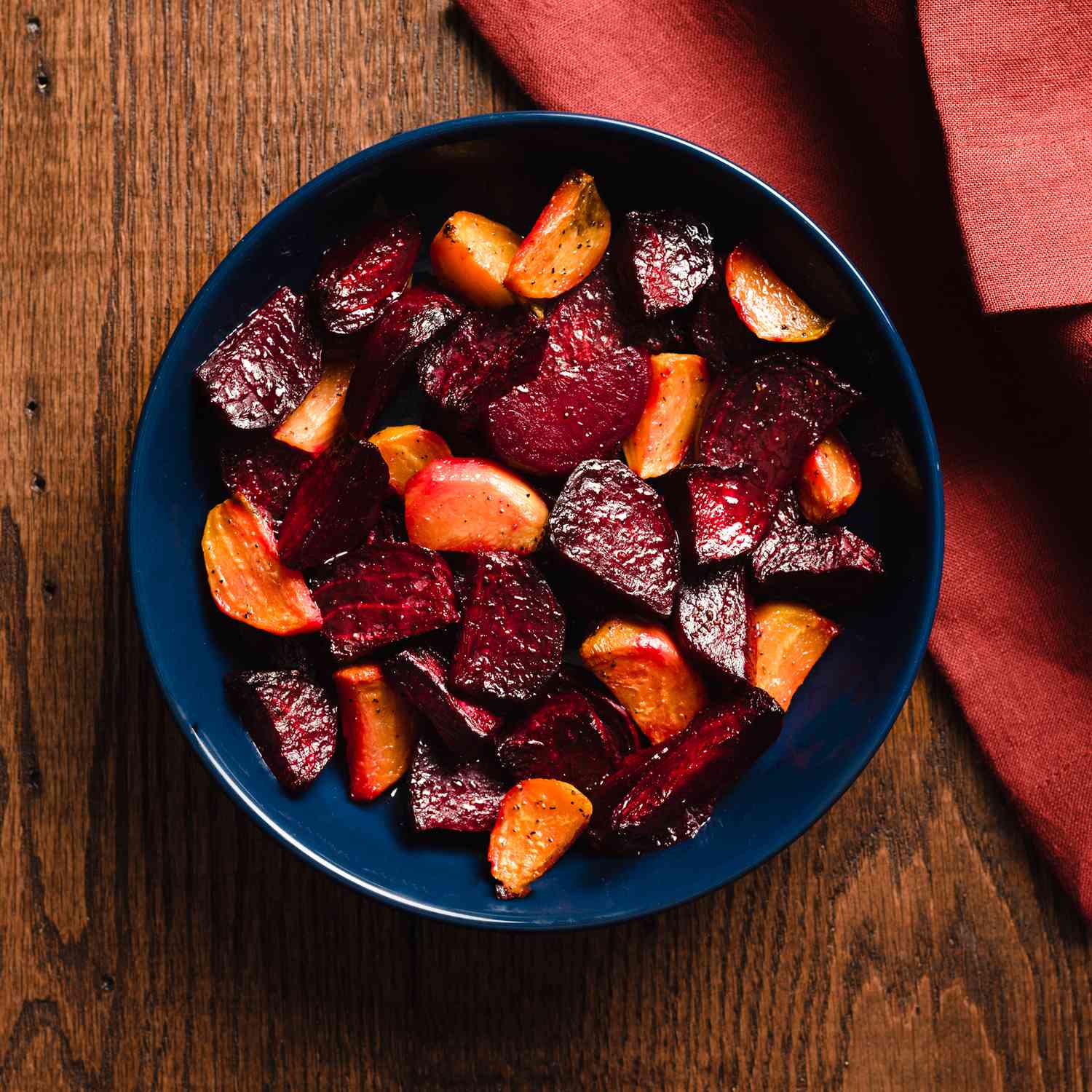 a recipe photo of the Honey Roasted Beets served in a bowl