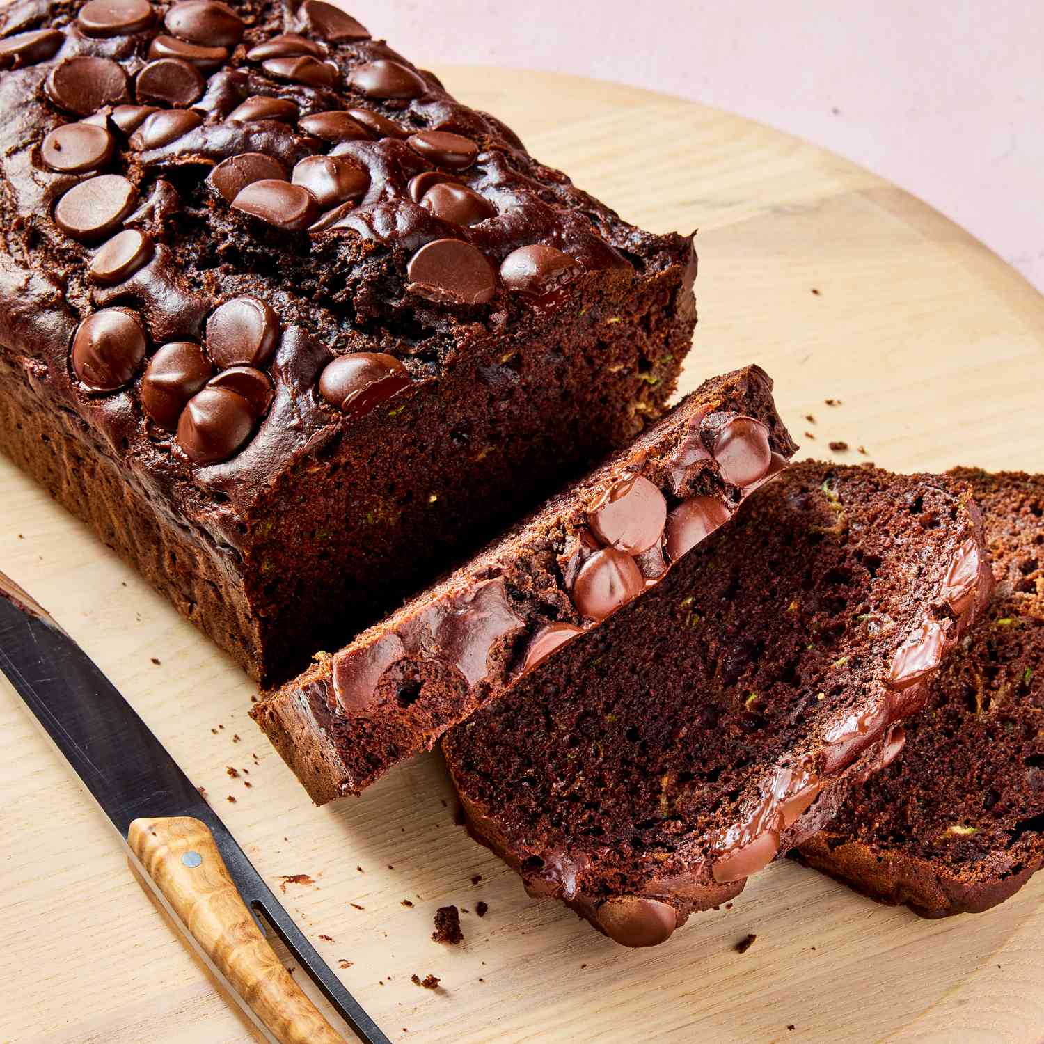 a recipe photo of the Chocolate Zucchini Bread
