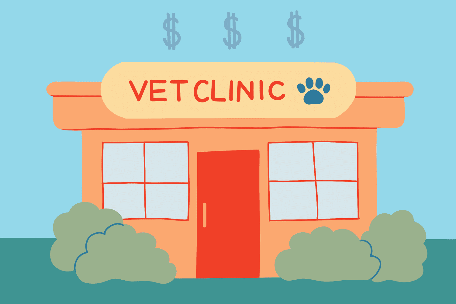 illustration of pet clinic