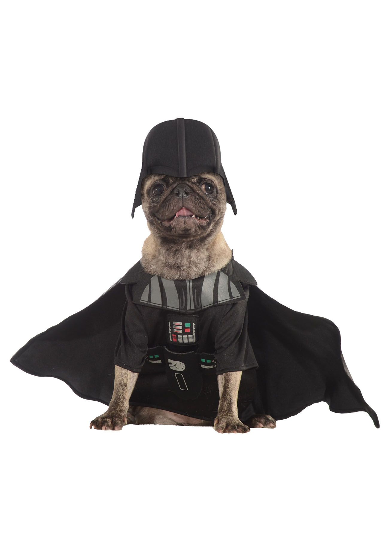Darth Vader Pug in Star Wars dog Halloween costume