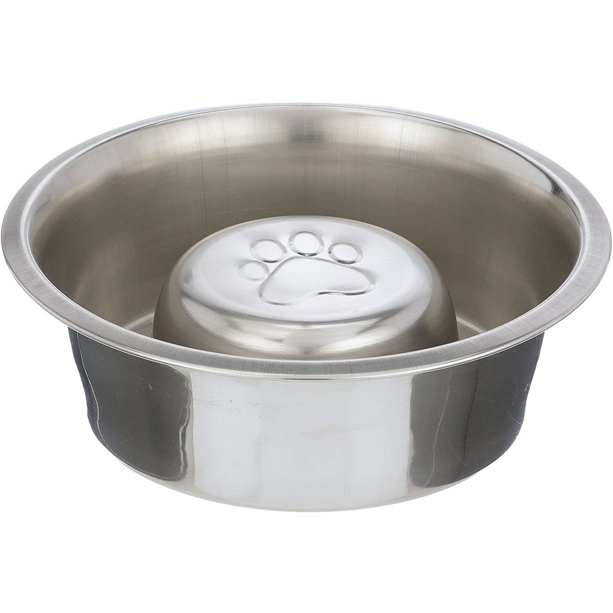 stainless steel slow feeder dog bowl