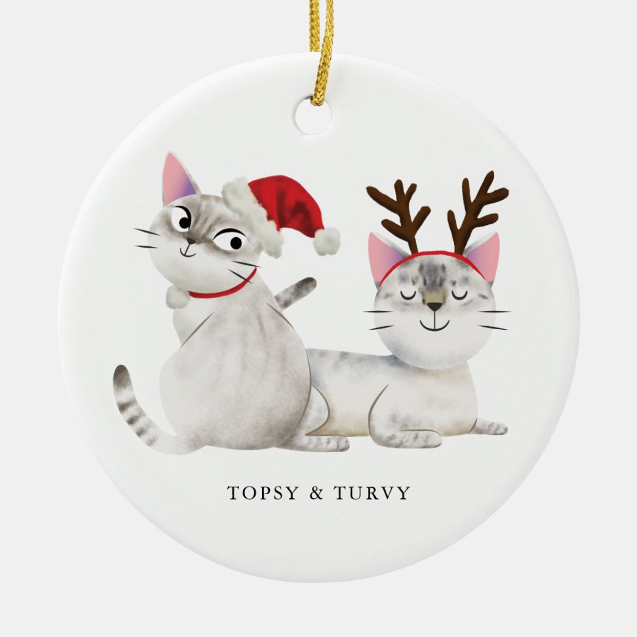 christmas-cats-santa-antlers-ceramic-ornament