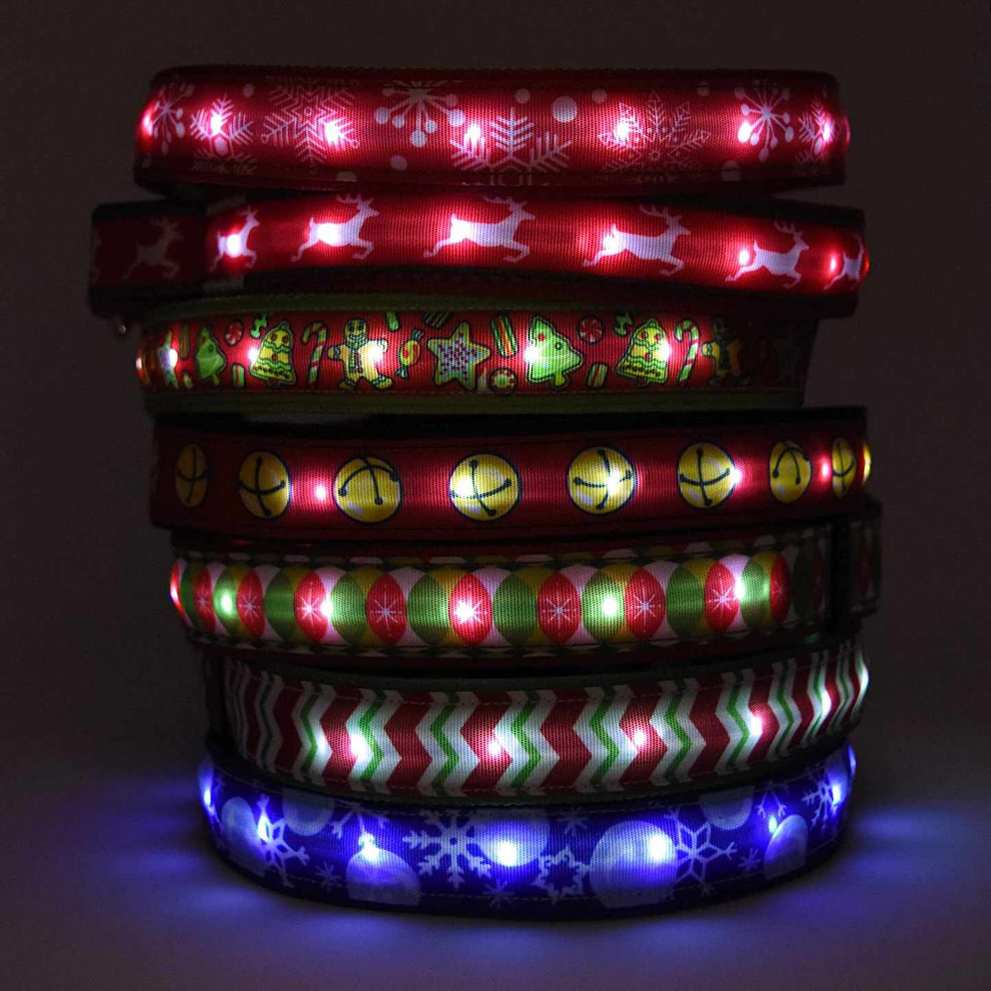 hot-dog-safety-LED-light-up-christmas-collar
