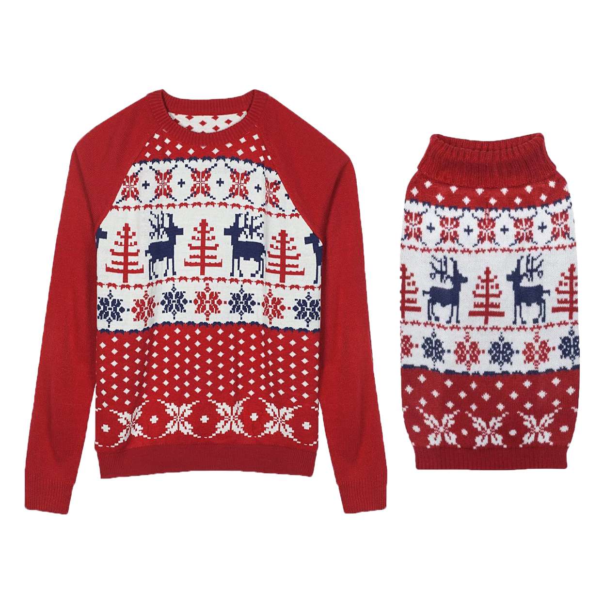 vintage-reindeer-matching-sweaters