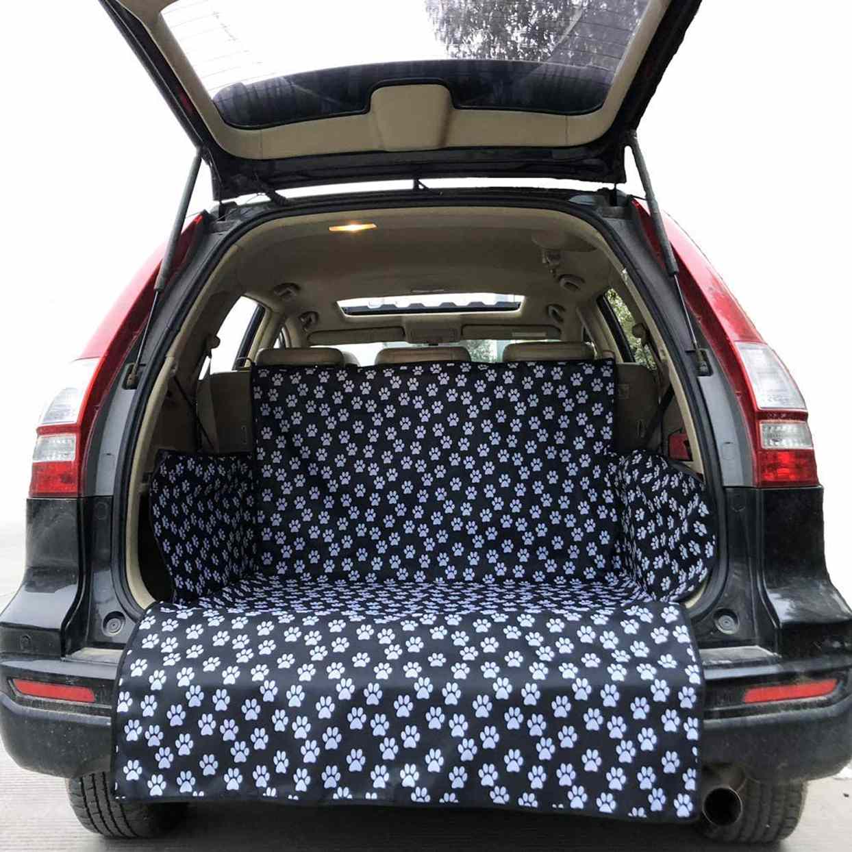 Waterproof Hammock 2 Colors Back Seat Protector Rear Organizer Small Medium or Large Pets Dogs UsefulThingy Dog Car Seat Covers for SUV Cars 