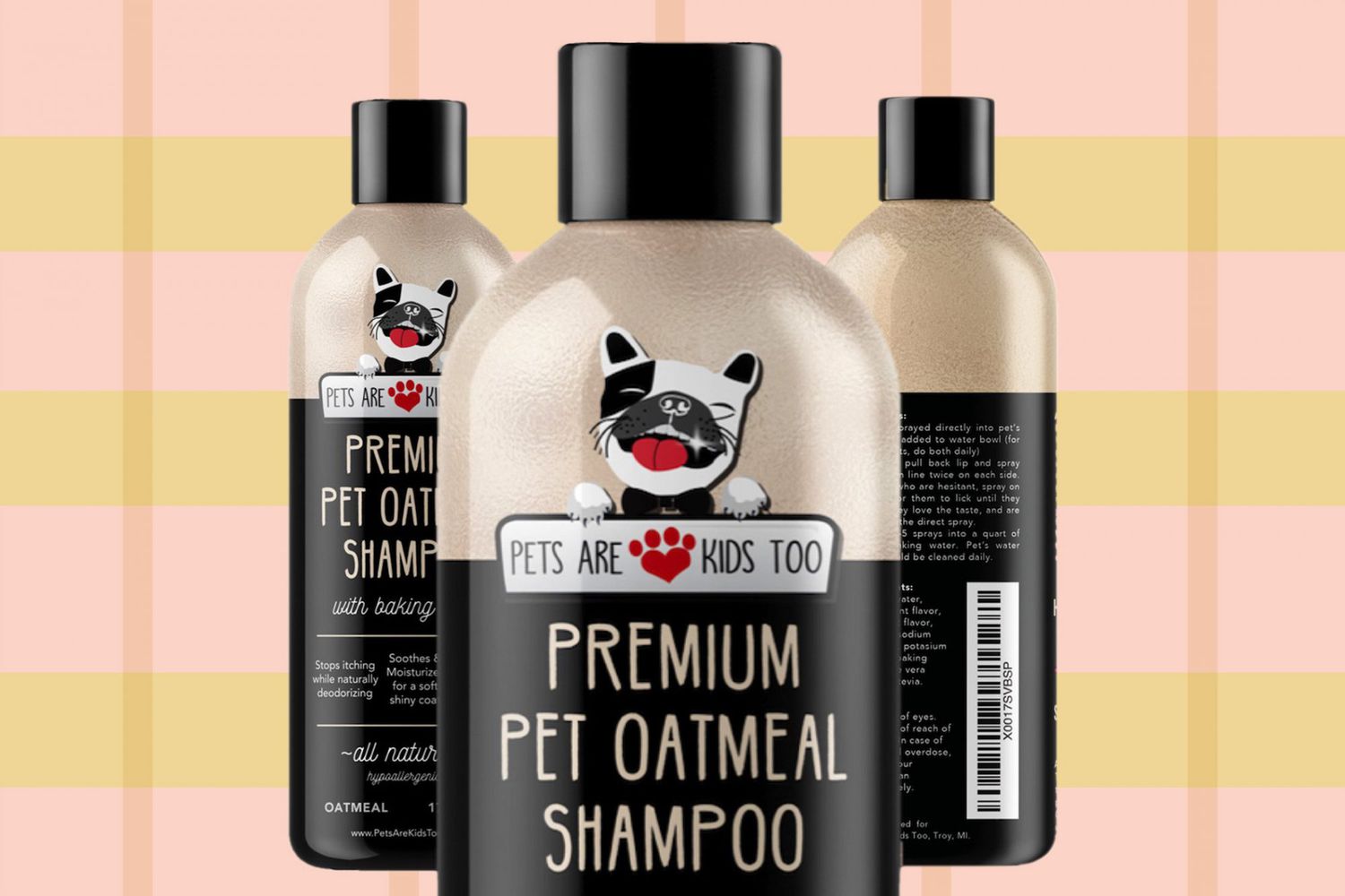 Product photo of Premium Pet Oatmeal Shampoo by Pets are Kids Too