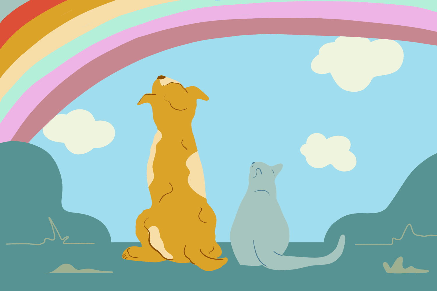 What Is the Rainbow Bridge and How Does It Help Us Grieve the Death of Our  Pets? | Daily Paws