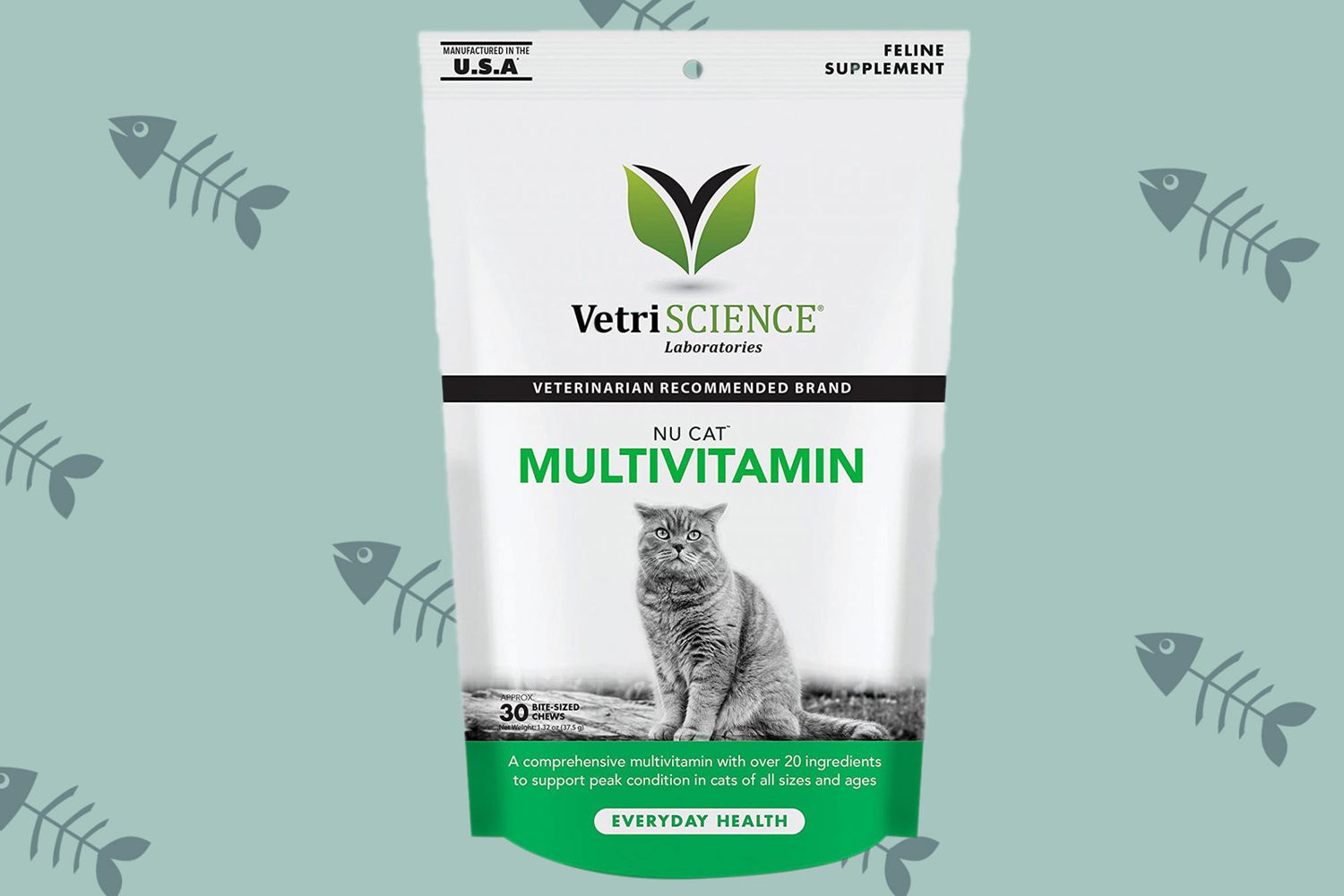 package of cat supplements