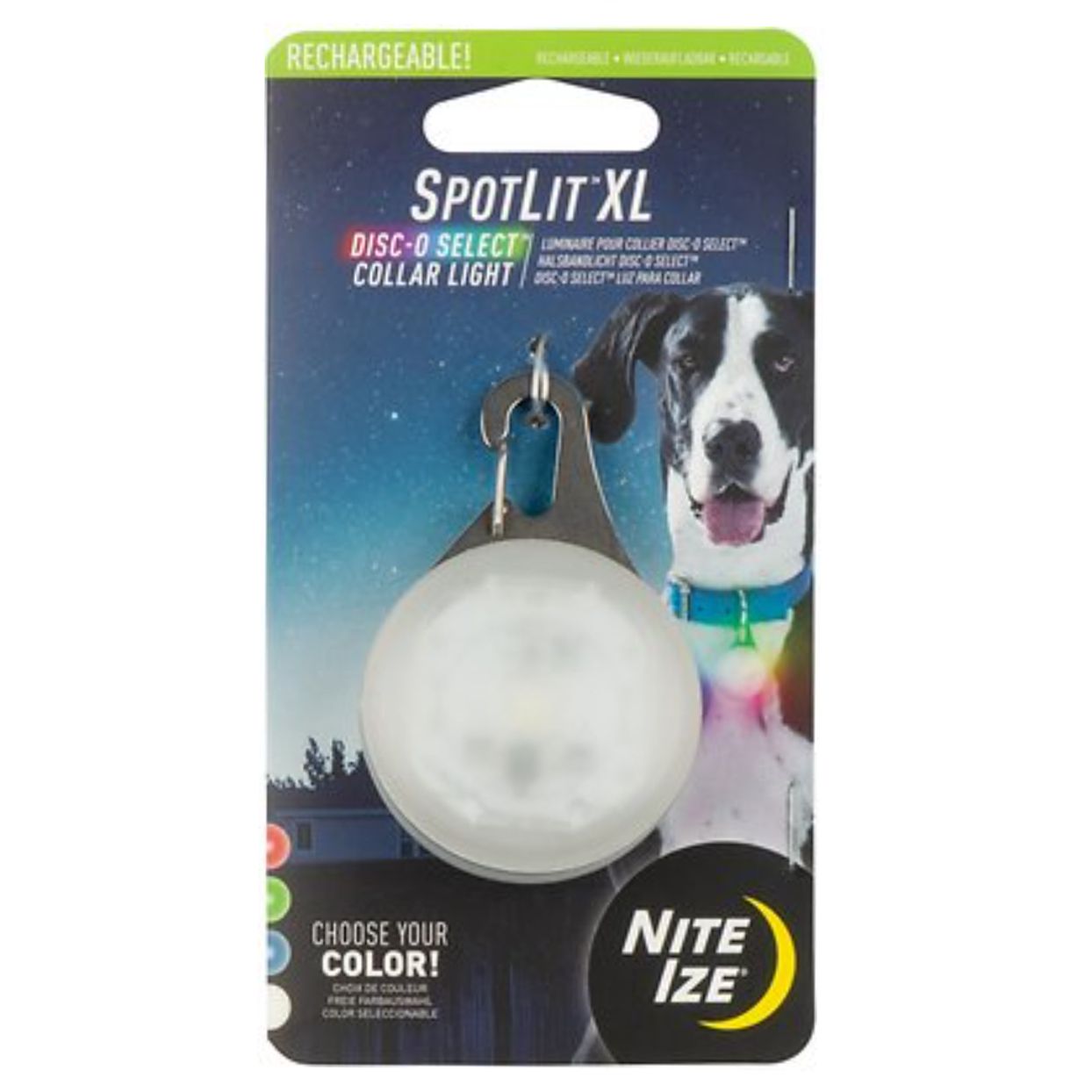 Nite Ize SpotLit XL Rechargeable Dog Collar Light