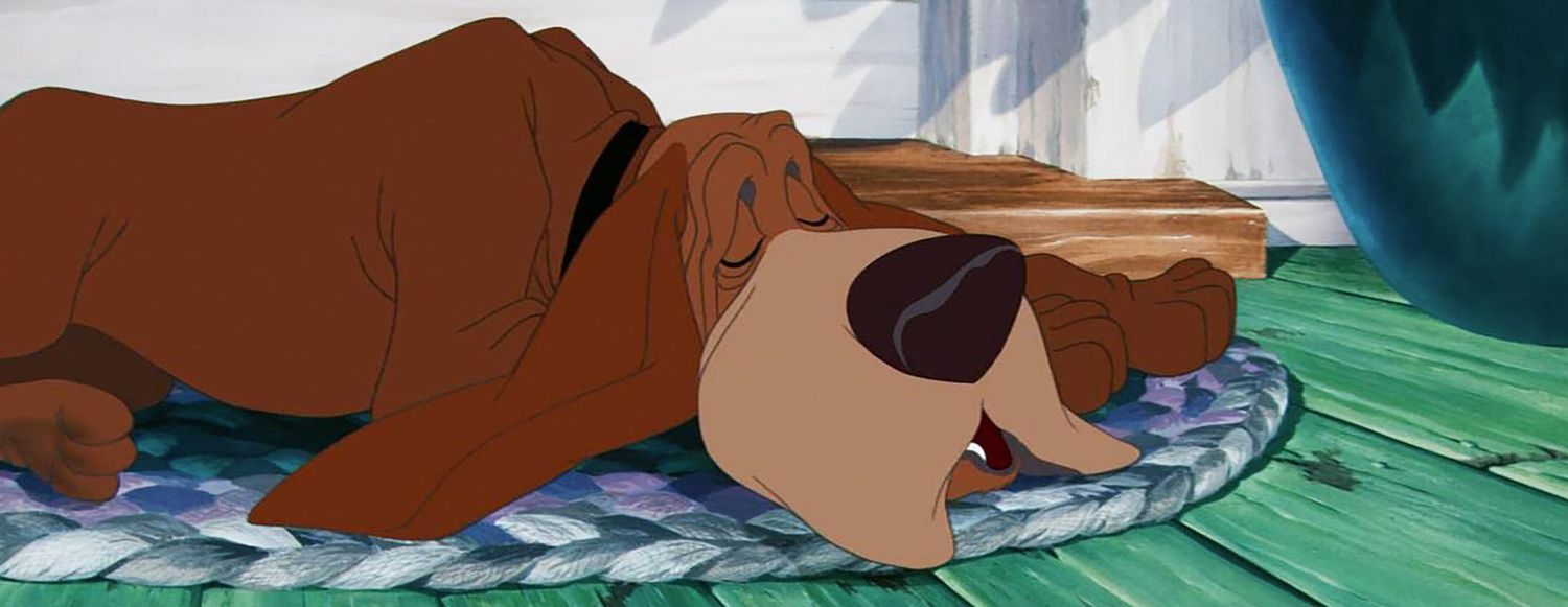 copper the bloodhound from Disney's Fox and the Hound