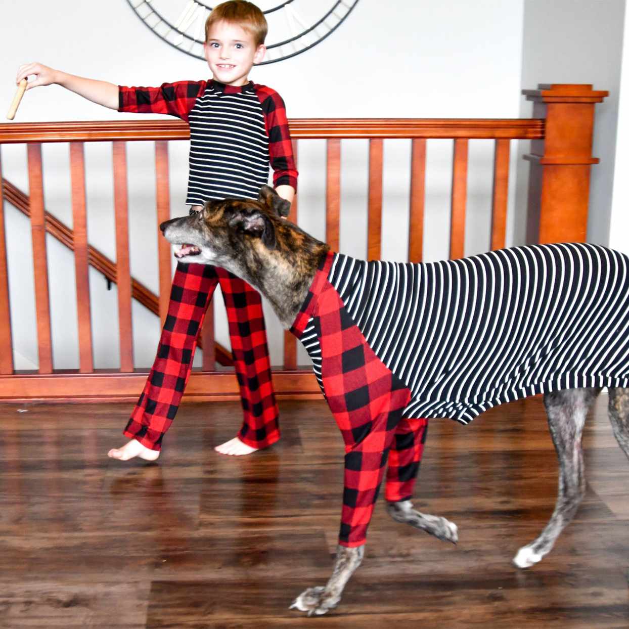 christmas dog pajama owner matching set