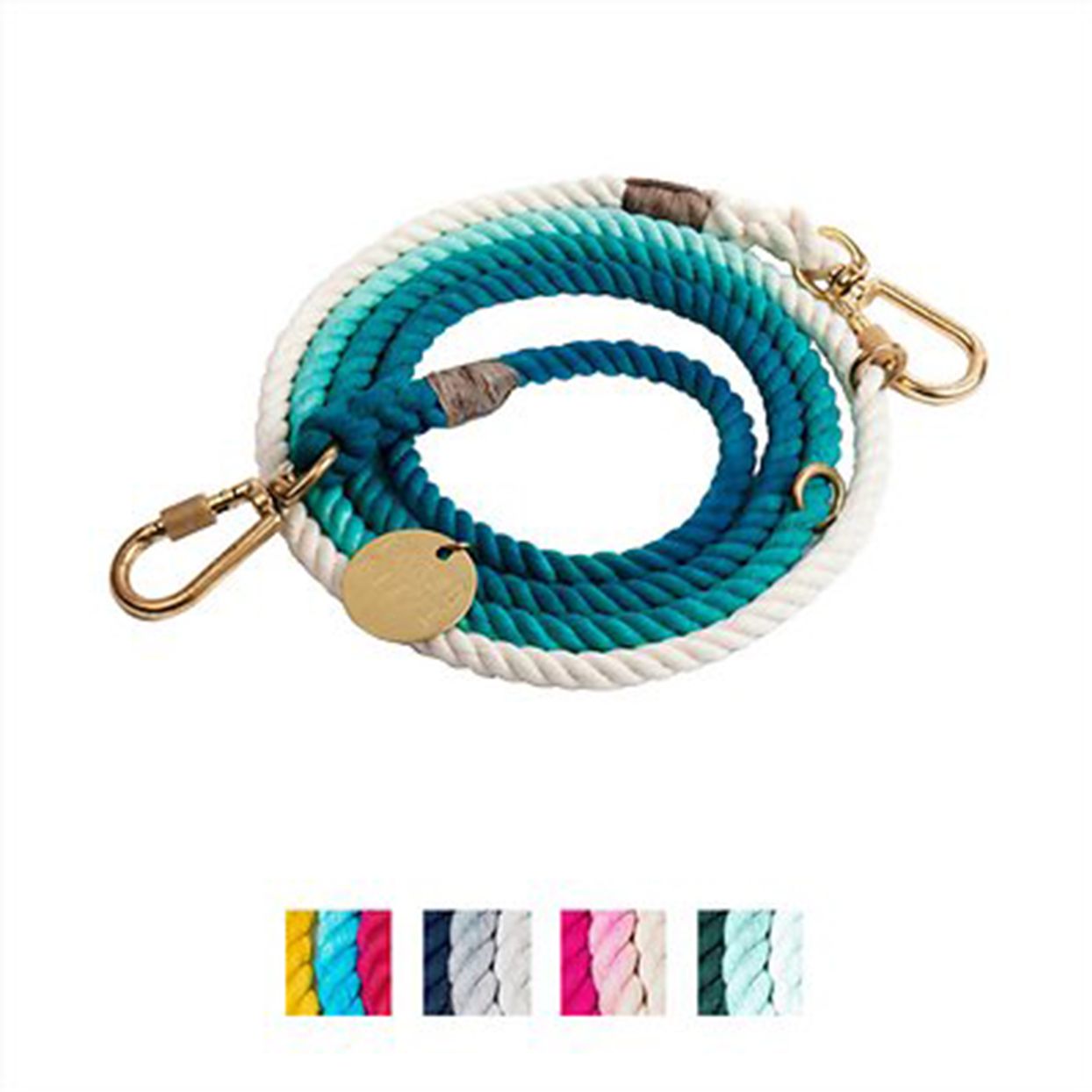 Found My Animal Adjustable Ombre Rope Dog Leash