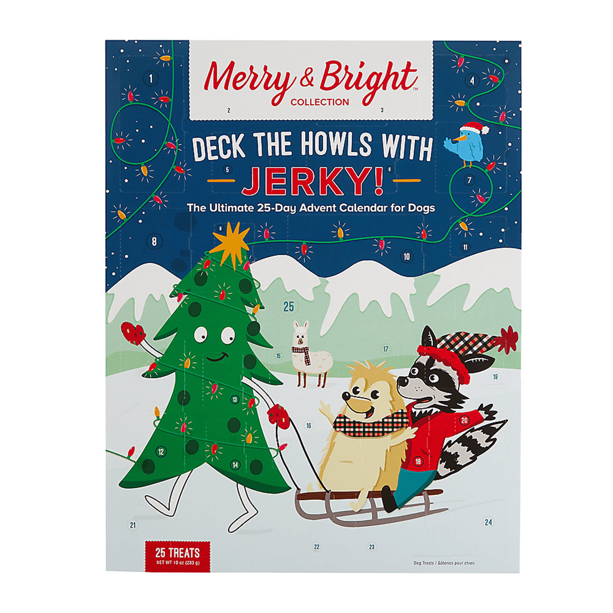 merry and bright jerky advent calendar