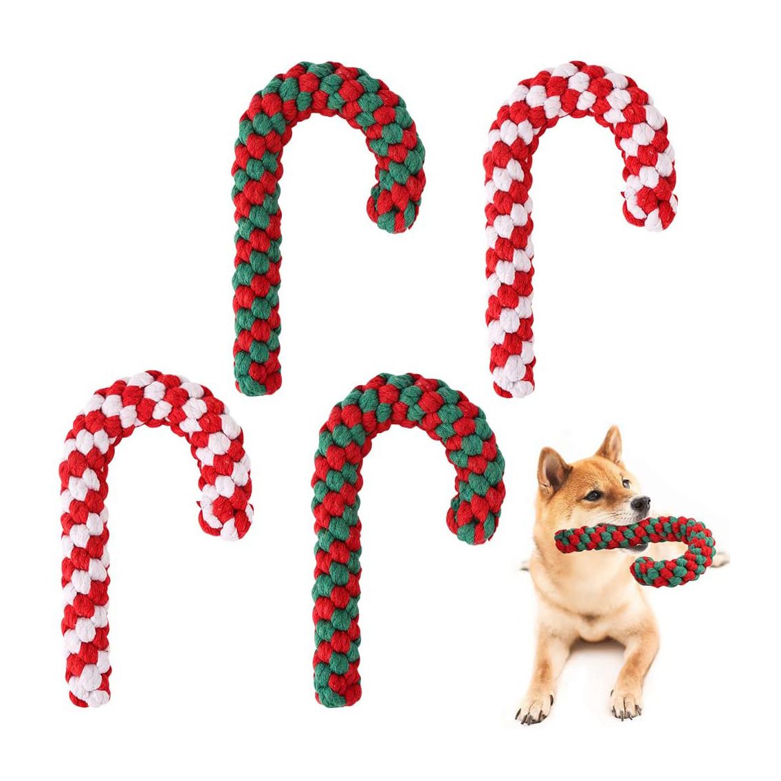 Product photo of Christmas Dog Rope Toys